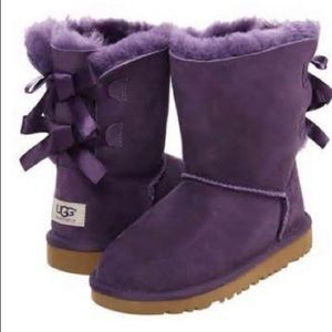 Girls UGG Bailey Bow Waterproof Shearling Boot